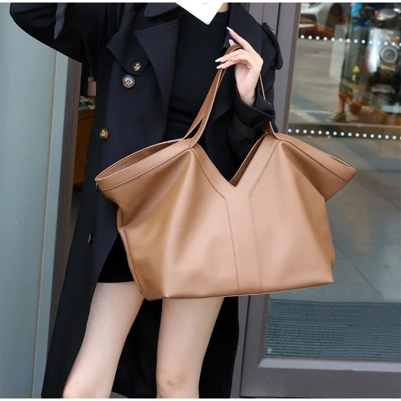 Designer Straw Tote Bag | Large Capacity Beach & Shopping Bag Luxegan