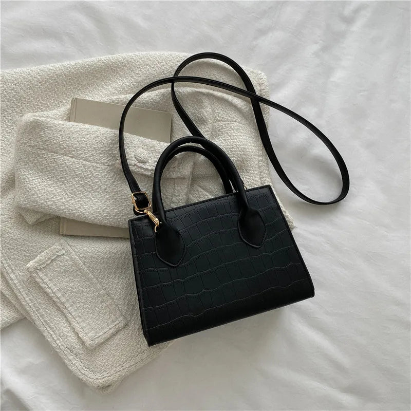 New Square Crossbody Bags for Women | Fashion Handbags & Purses & Ladies Shoulder Bag (Small Top Handle Bags) Luxegan