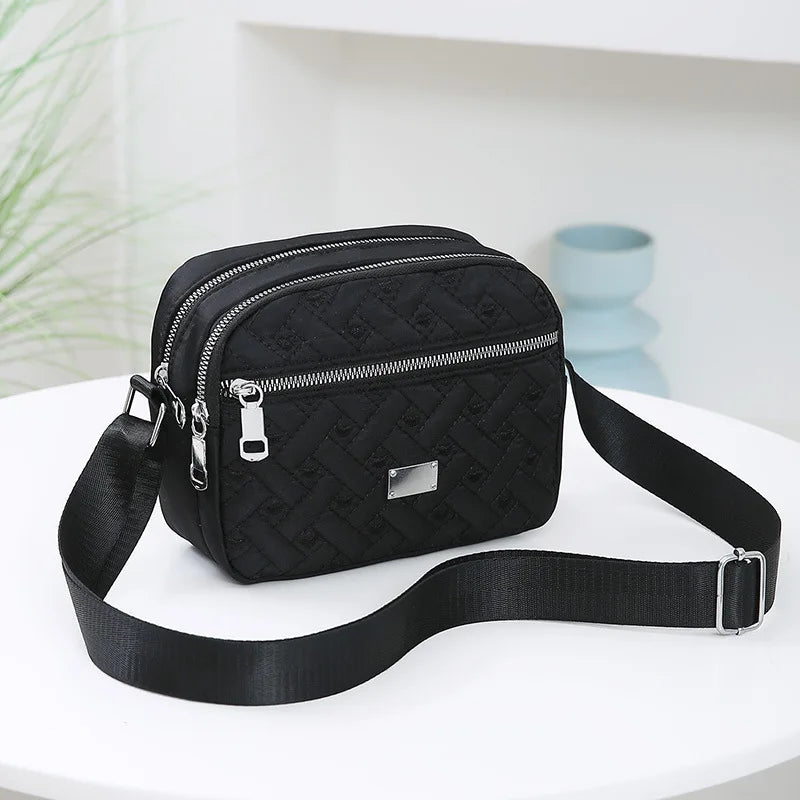 Casual Women's Small Square PU Leather Crossbody Messenger Bag | Fashion Lightweight Underarm Shoulder Handbag (Bolso Mujer) Luxegan