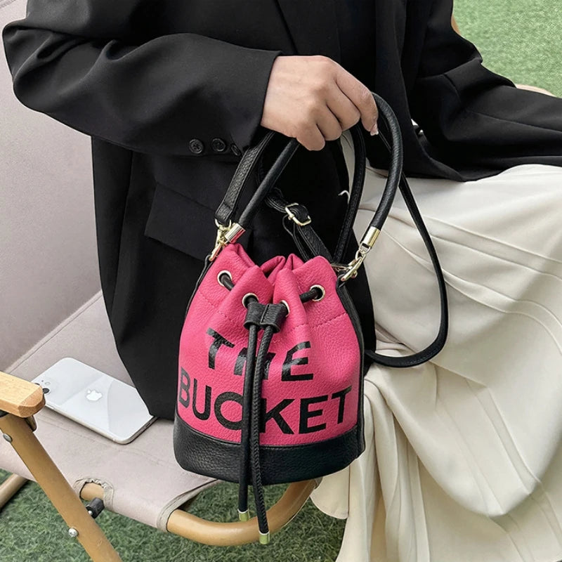 New Fashion Women's Bucket Bag Trend | Brand Casual Versatile Shoulder Bag & High-end Classic Crossbody Bag (Designer Luxury Handbag) Luxegan