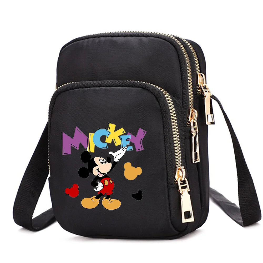 Mickey & Minnie Mouse Shoulder Bag | Cartoon Crossbody Handbag Luxegan