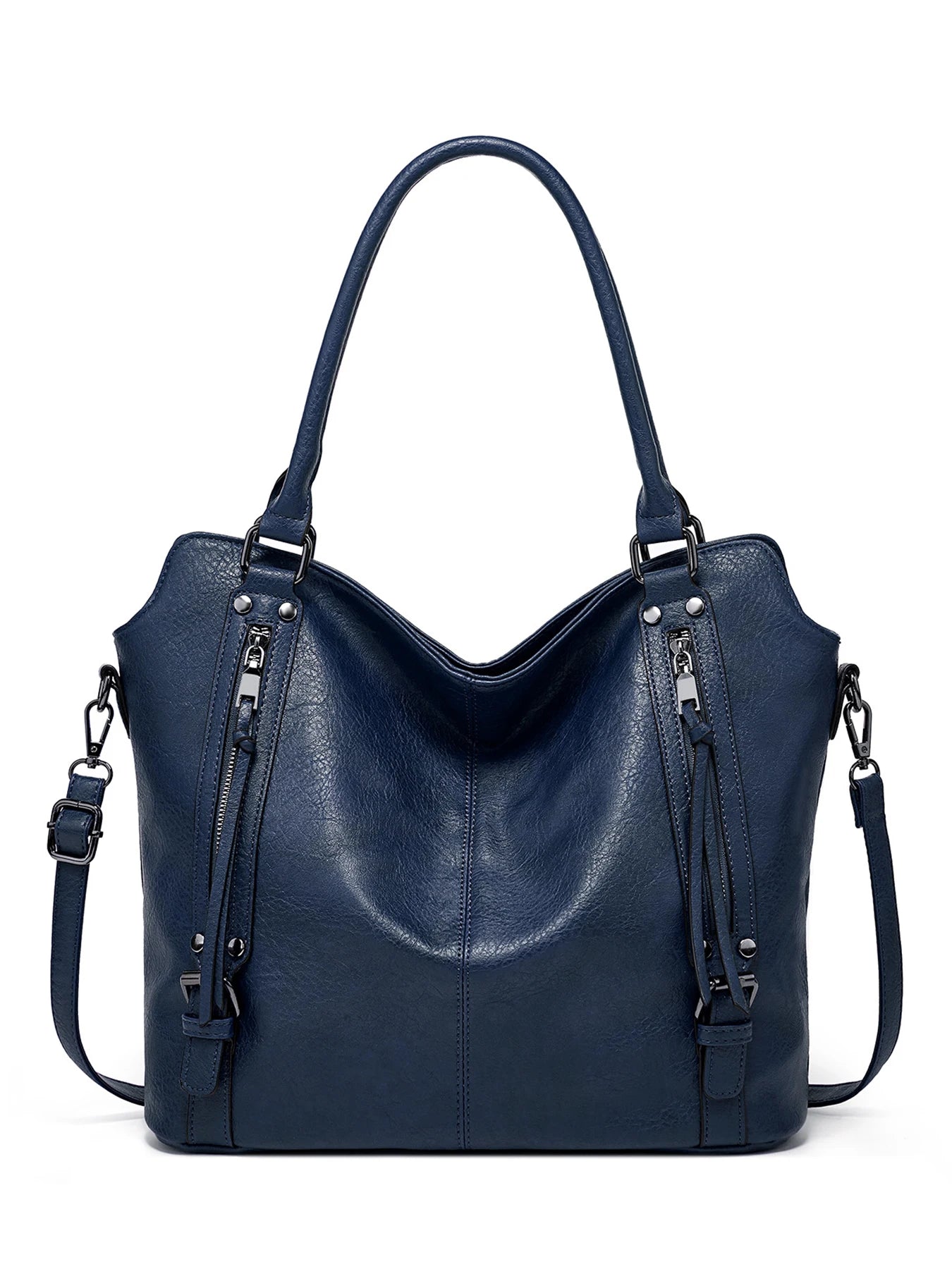 Women’s Fashion Top-Handle Satchel | Modern Vertical Square Shoulder Tote Bag | Sophisticated PU Leather Handbag for Daily Professional Use | Versatile Unisex Design Fashion Purse Luxegan