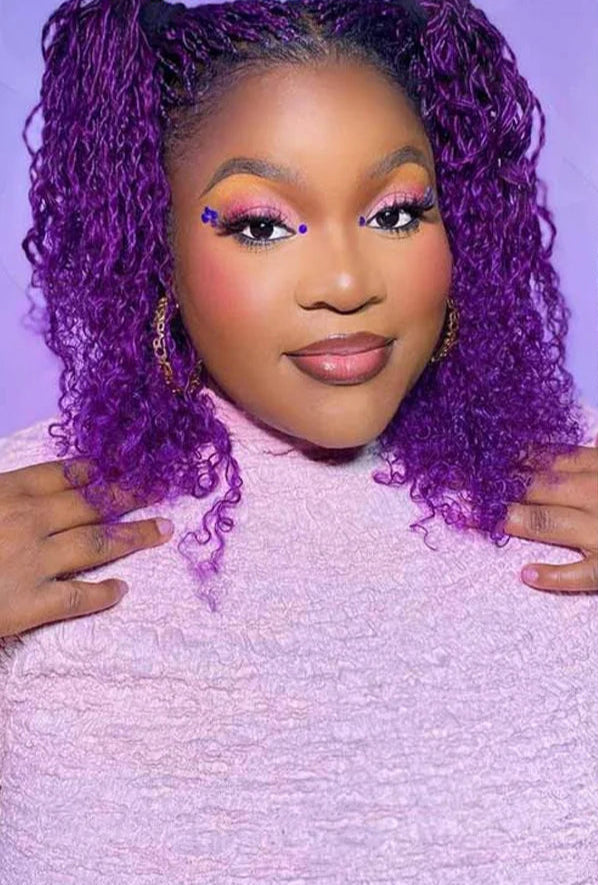 Afro Kinky Bulk Human Hair for Braiding | 50g Brazilian Remy Extensions for Dreadlocks & Crochet Braids Luxegan