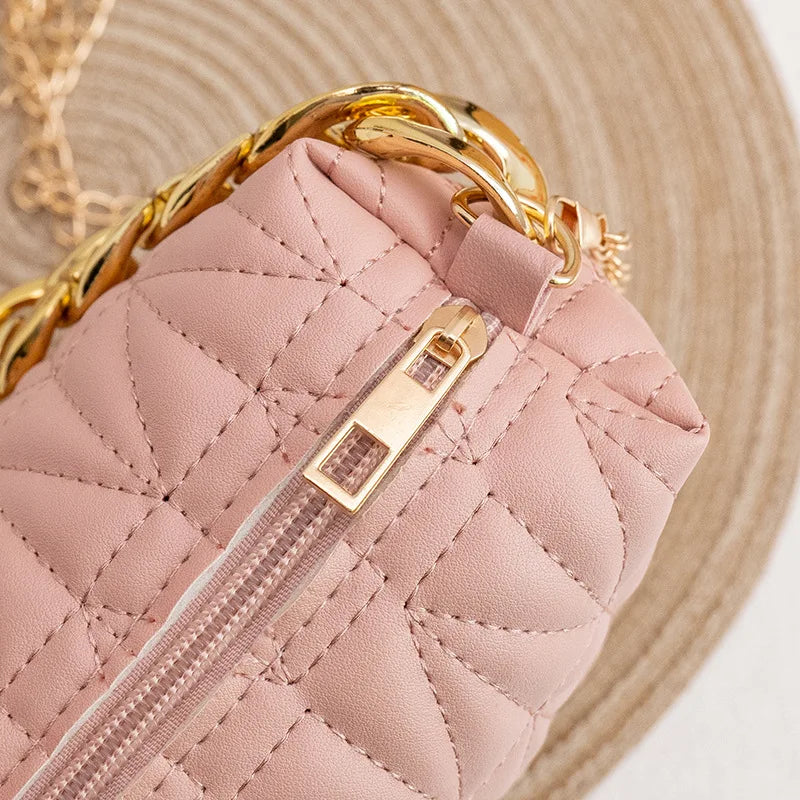 Ladies' One-Shoulder Messenger Bag | Rhombus Bag & Small Square Handbag Luxegan