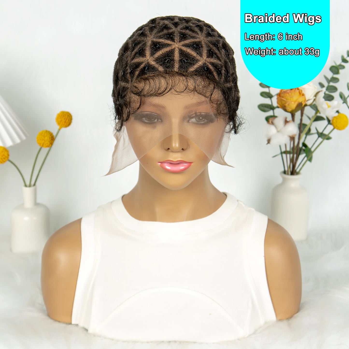 KIMA Pre-Parting Crochet Braid Mesh Cap | Boho Style | Baby Hair Feature Luxegan