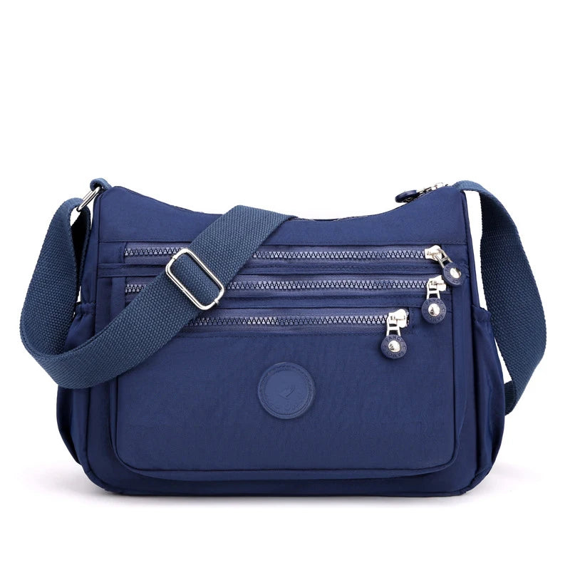 Women's Messenger Large Capacity Shoulder Bag | Polyester Fashion Cosmetic Bag & Simple Versatile Handbag (Crossbody Bag) Luxegan