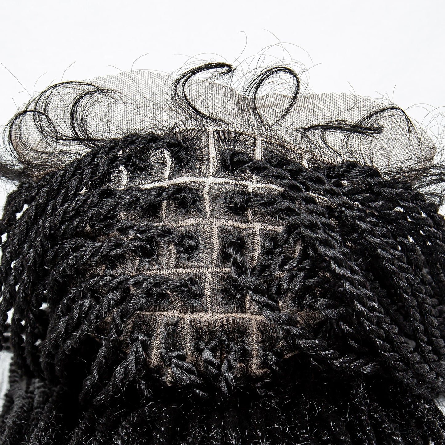 40" Long Straight Braided Wig | Full Lace | Baby Hair | Colored Braids Luxegan