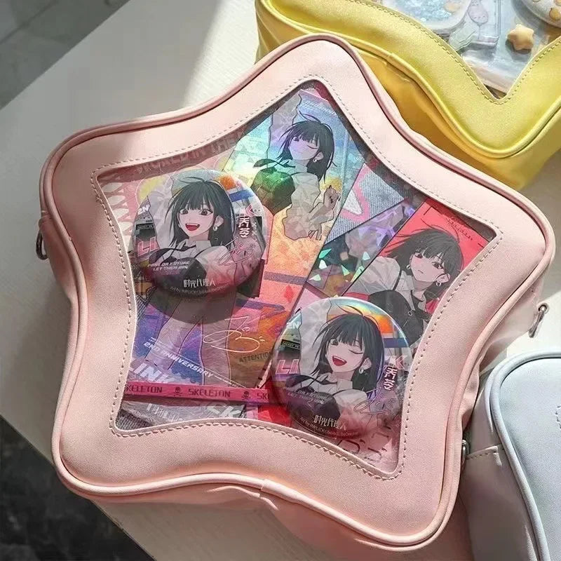 Original Cute Kawaii Ita Bag | Anime Five Pointed Star Two-dimensional Crossbody Bag & Street Fashion Ulzzang Shoulder Bag Luxegan