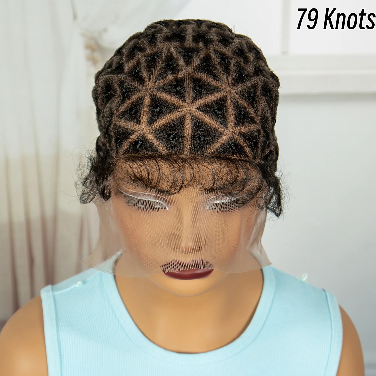 Full Lace Braided Wig Cap | Knotless Box Braid Base | Sew-In & Crochet Ready Luxegan