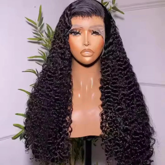 3C 4A Burmese Curly HD Lace Frontal Wig | 250% Density Human Hair Luxegan