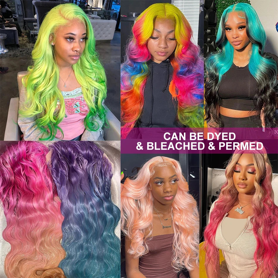 613 Blonde 13x6 HD Lace Frontal Wig - Brazilian Remy Hair - Body Wave - Pre Plucked - 30 Inches Luxegan