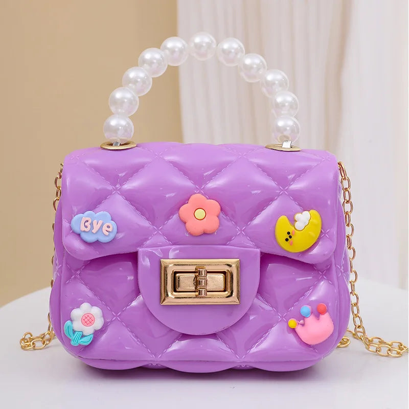 Barbie Fashion Women's Crossbody Bag | Mini Shoulder Bag, Mobile Phone Coin Purse & Cosmetics Storage Small Square Bag Luxegan