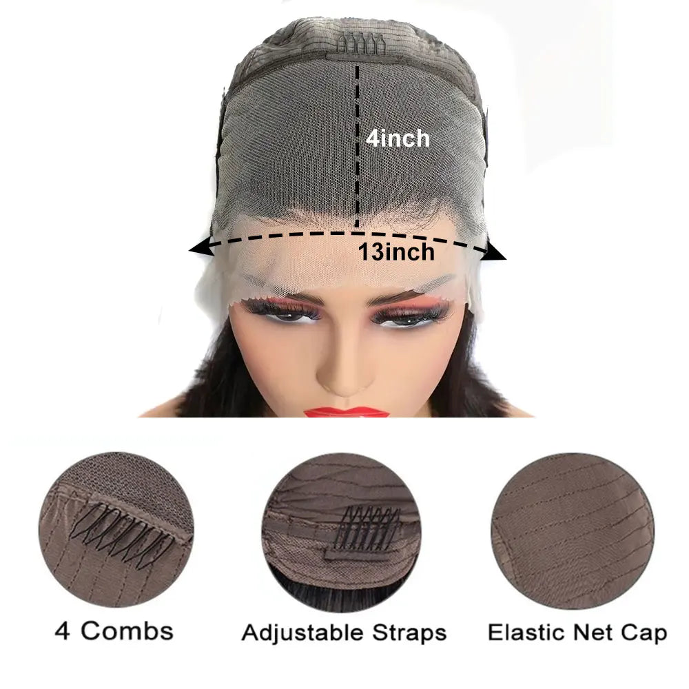 Pixie Cut Bob Wig | 13x4 Lace Front | Human Hair | Remy Hair | Cosplay & Party Wig