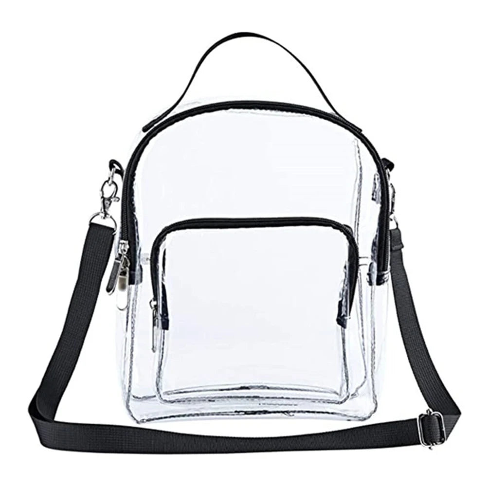 Women's Clear PVC Shoulder Bag | Stylish Handbag for Outdoor Shopping Luxegan