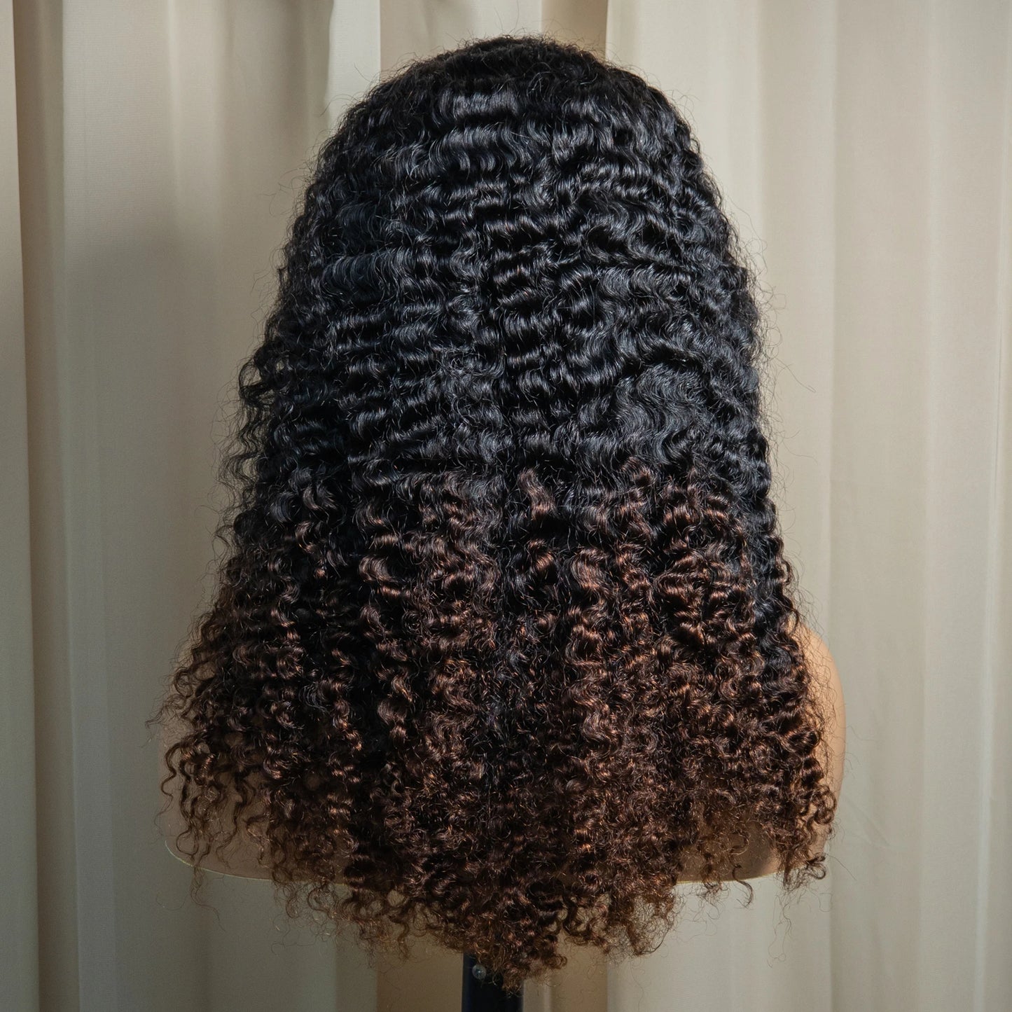 20" Deep Wave Double Drawn HD 5x5 Lace Closure Wig | Burmese Curly Remy Hair | 350% Density Luxegan