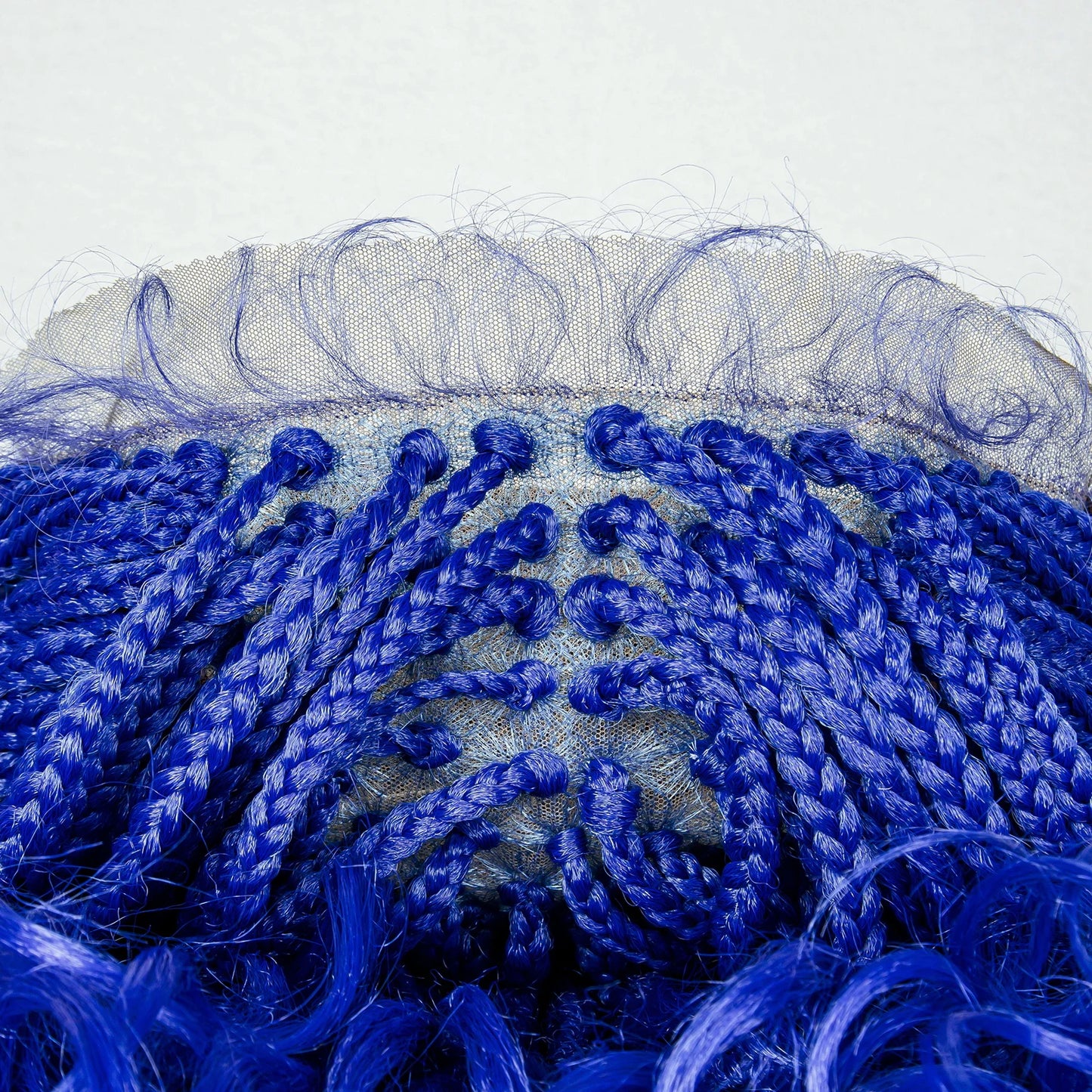 36" Pink & 613 Blonde Braided Wig | Water Wave Ends | Lace Front | Baby Hair Luxegan