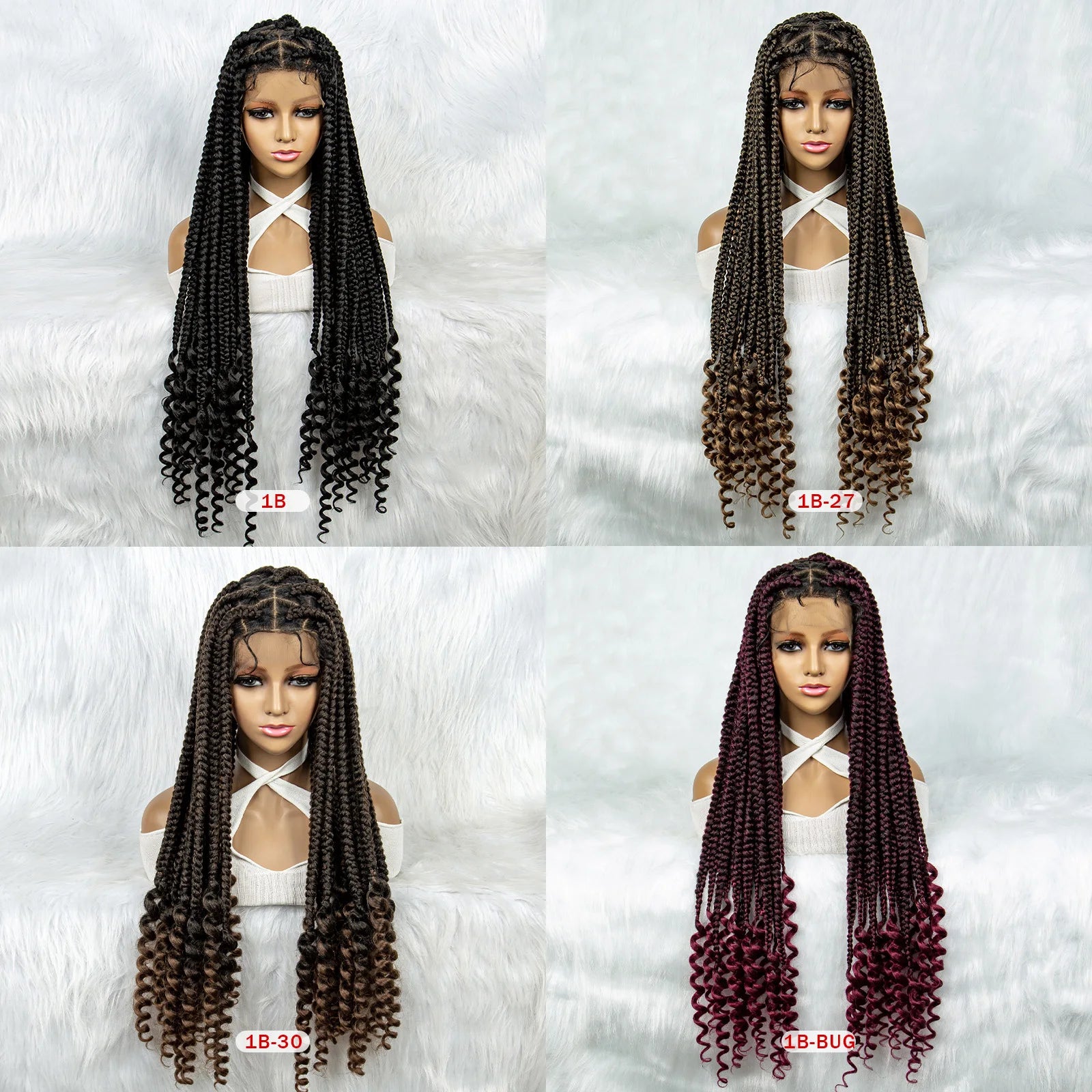 KIMA New Arrival Box Braids Wig | Full Lace Front Luxegan