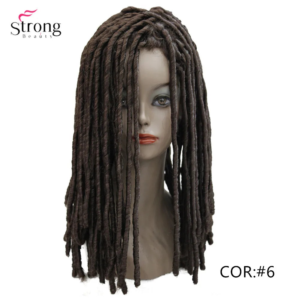StrongBeauty Twist Hair Crotchet Braids Wigs Synthetic Dreadlocks Braids Hair Wig Luxegan