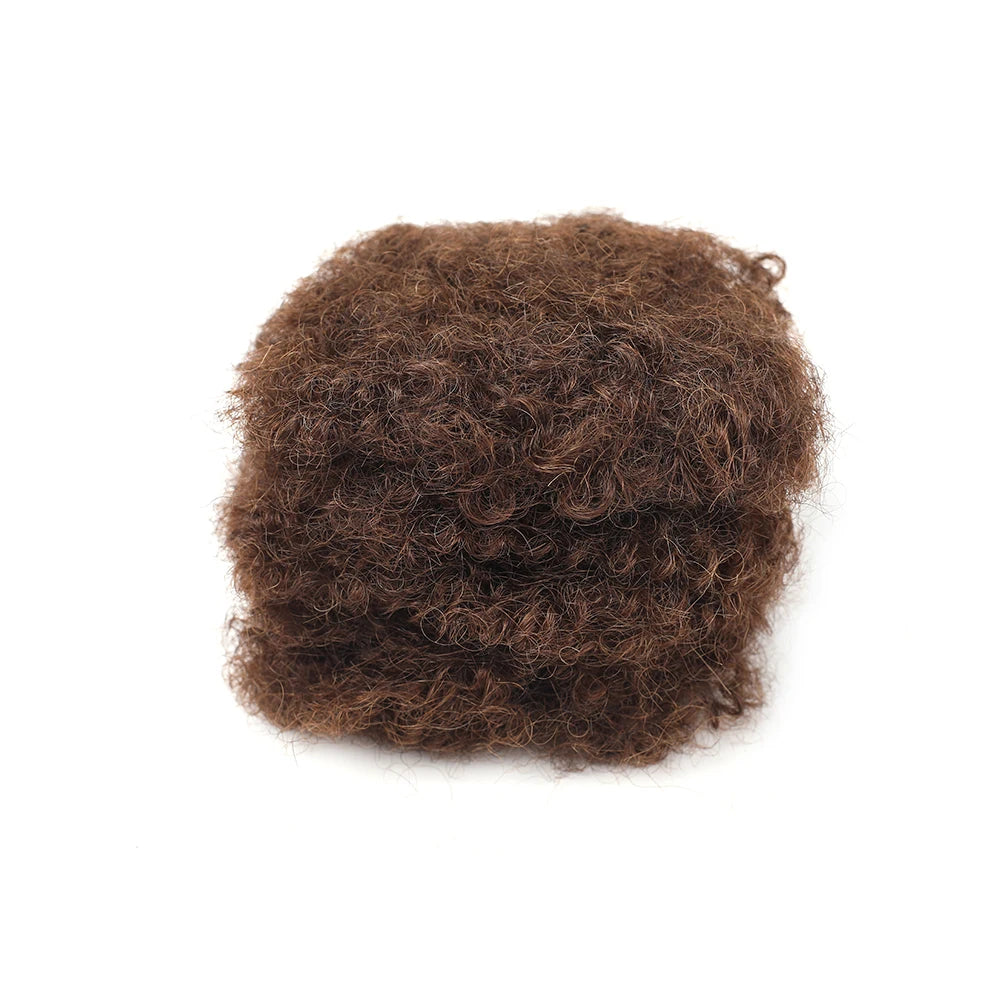 Afro Kinky Bulk Human Hair Extensions | Brazilian Kinky Straight Hair for Braids & Dreadlocks | Natural Crochet Hair