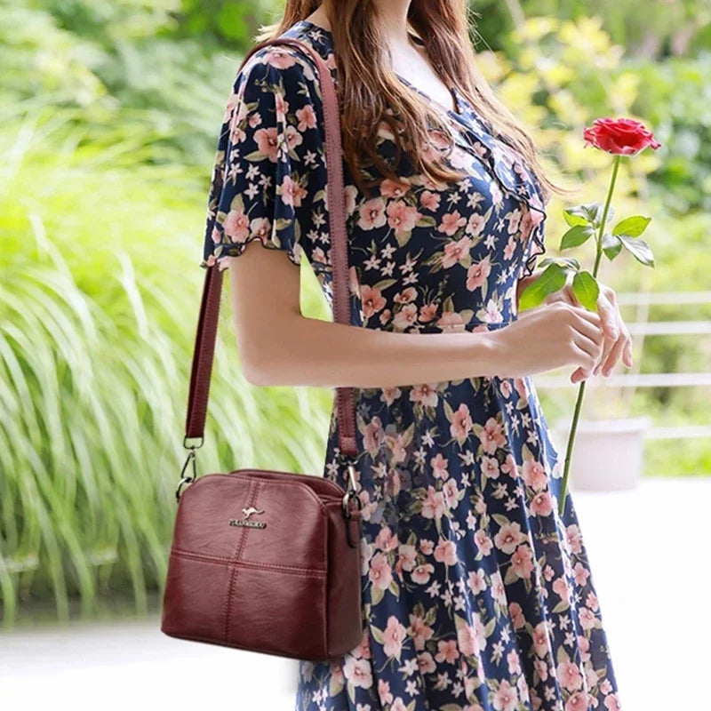 High Quality Square Women Shoulder Bag | Small Simple Crossbody Bag | Designer Luxury Handbag & Travel Bag Luxegan