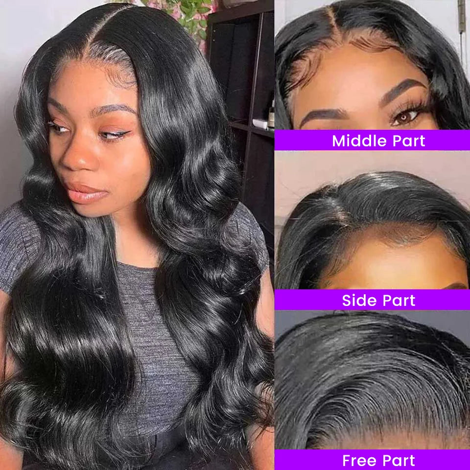 13x4 HD Lace Front Water Wave Wig | Long | 360 Lace Frontal | Brazilian Virgin Hair