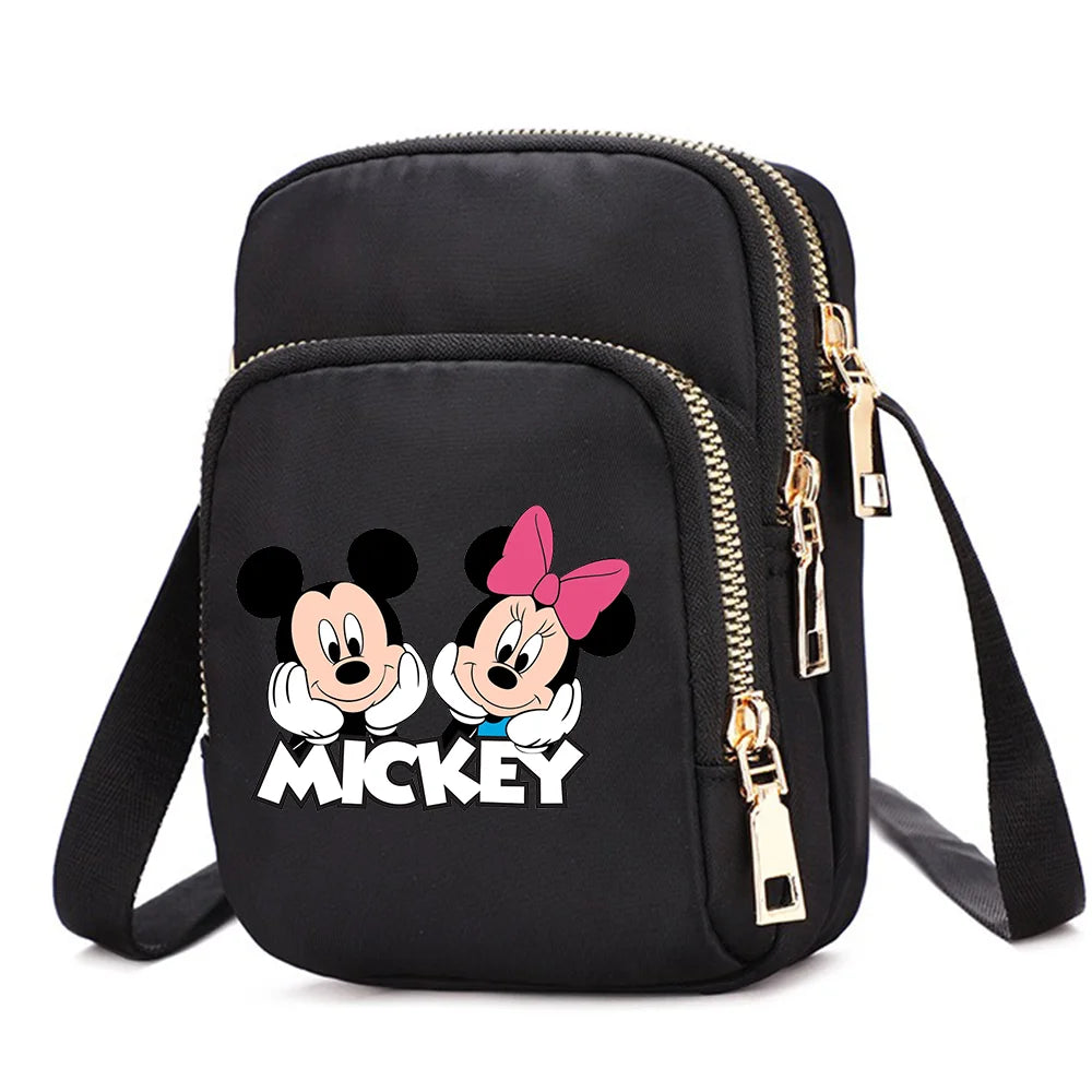 Mickey & Minnie Mouse Shoulder Bag | Cartoon Crossbody Handbag Luxegan