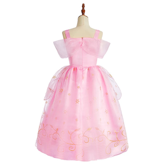 Vestidos rosas sin mangas para niñas pequeñas, ropa de verano para niñas, vestidos de lujo de princesa para carnaval y Navidad, disfraces de cosplay