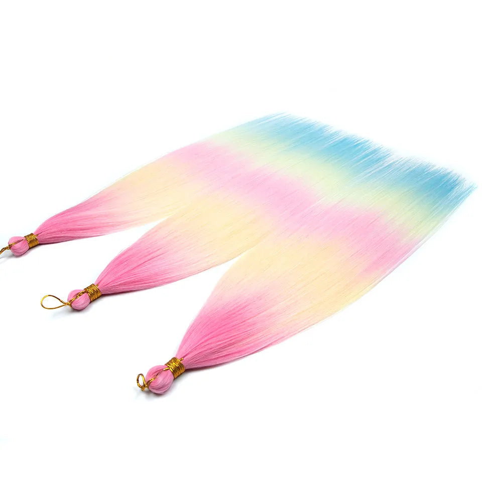 28 Inch Ariel Straight Synthetic Crochet Braids Hair – Ombre & Solid Colors | 300g | 24 Shades - view 30
