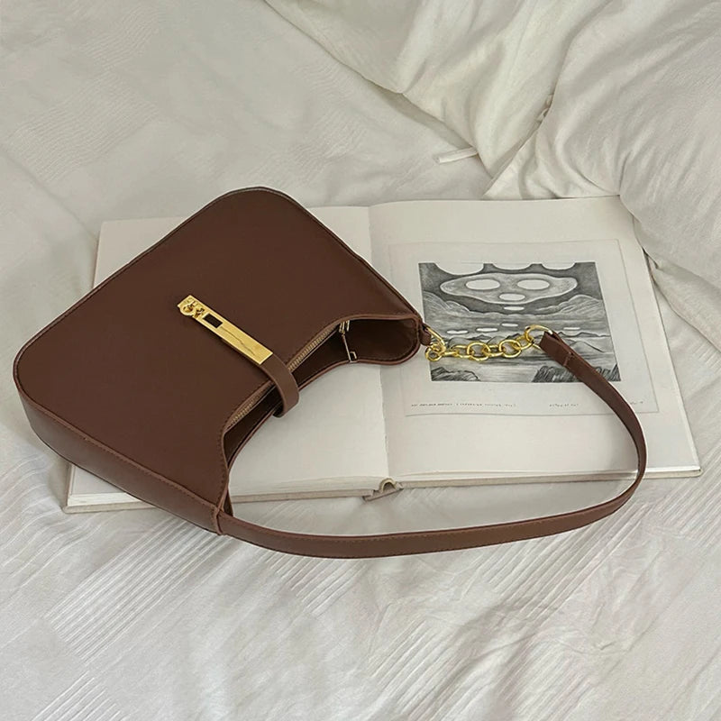 Luxury Soft Hobo Crossbody | Designer Dual-Strap Underarm Bag Luxegan