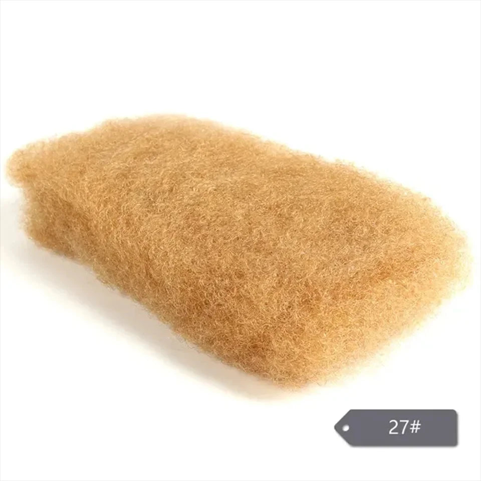 16A Virgin Afro Kinky Bulk Human Hair | Soft, Lightweight, & Long-Lasting for Braiding & Locs (50g) Luxegan