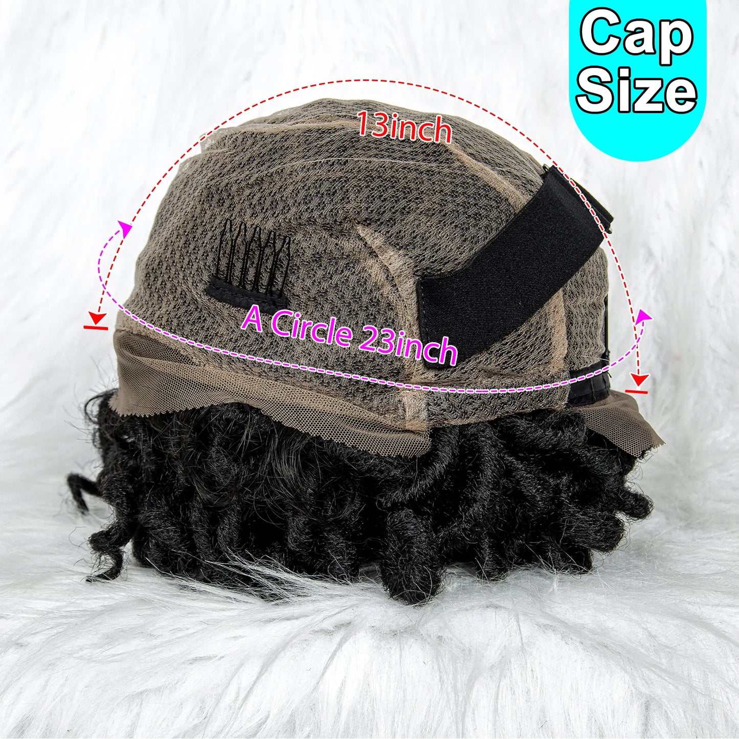 16" Synthetic Dreadlocks Braided Wig | Full Lace Crochet Style Luxegan