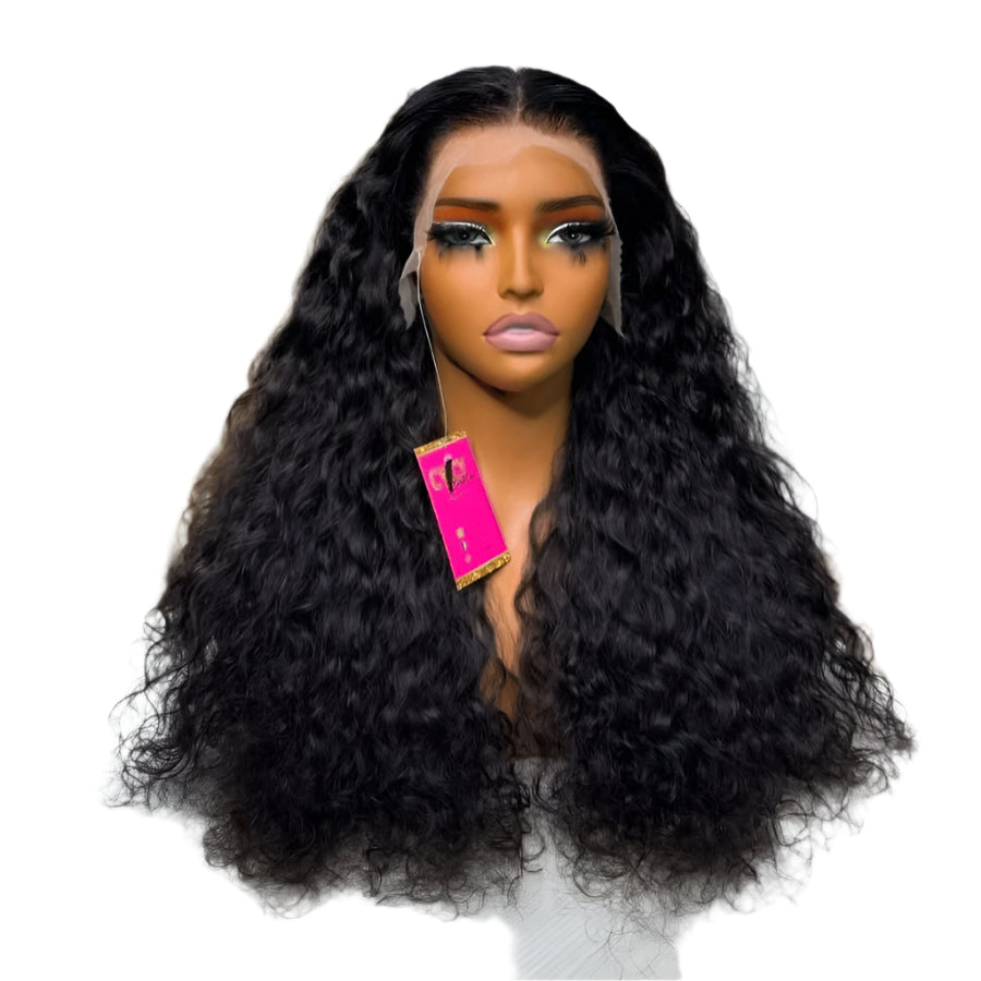 Real HD Transparent 13x6 Deep Wave Frontal Wig | Curly Human Hair | Glueless Luxegan