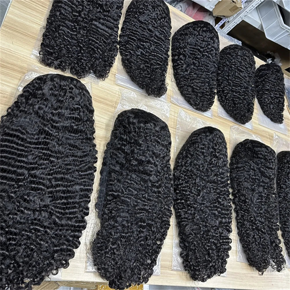 3C 4A Burmese Curly HD Lace Frontal Wig | 250% Density Human Hair Luxegan