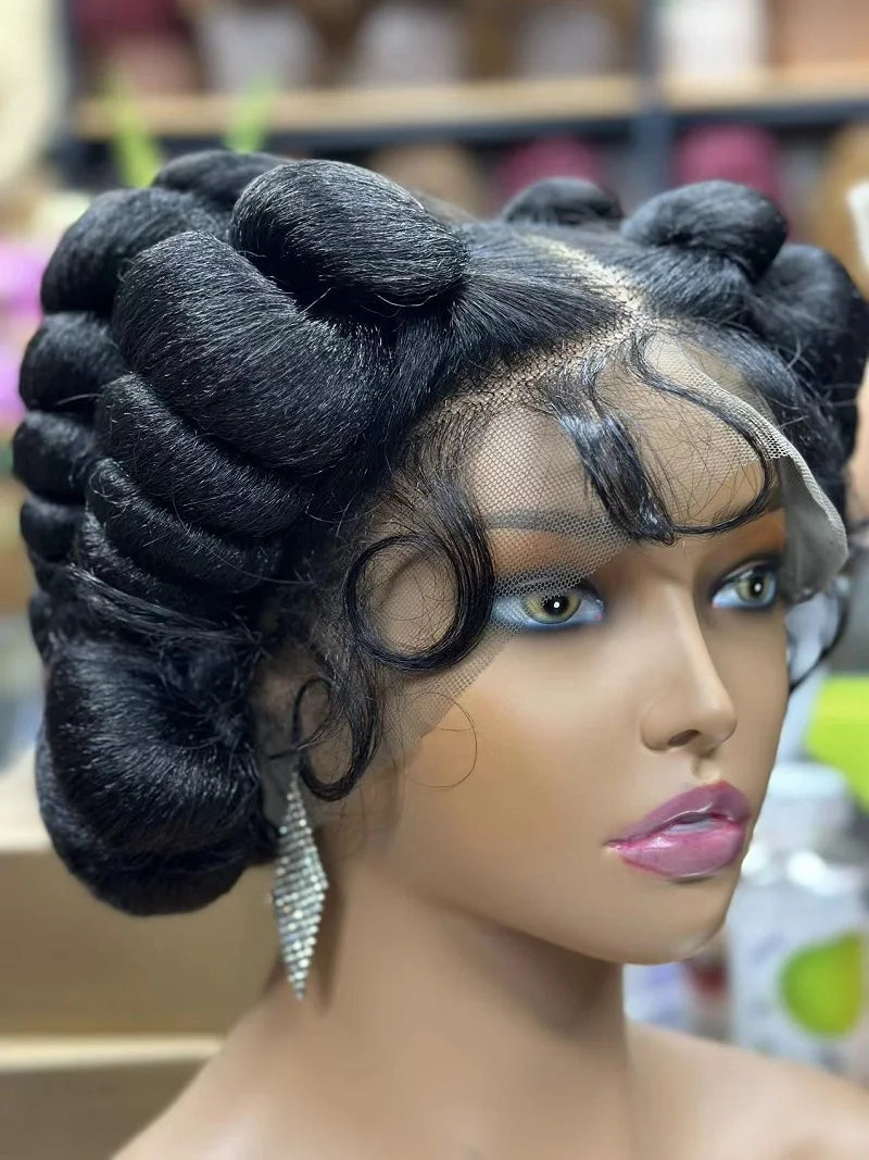 HD Full Lace Knotless Box Braids Wig | Handmade African Braiding Hair Luxegan