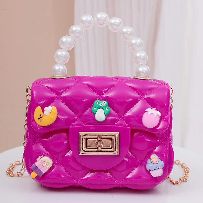 Barbie Fashion Women's Crossbody Bag | Mini Shoulder Bag, Mobile Phone Coin Purse & Cosmetics Storage Small Square Bag Luxegan