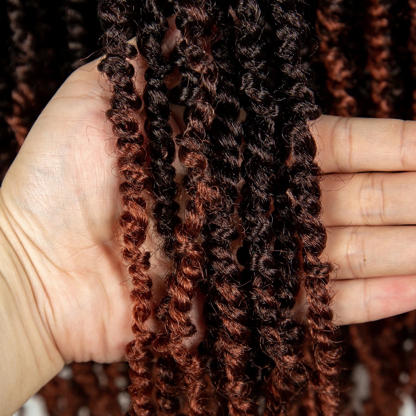 30" Twisted Braids Wig | HD Full Lace | Baby Hair | Long Braids Luxegan