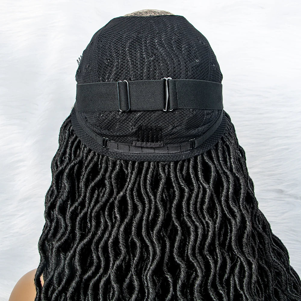 Goddess Box Braids Wig | Curly Ends | Full Lace | Crochet Hair | Black Women Luxegan