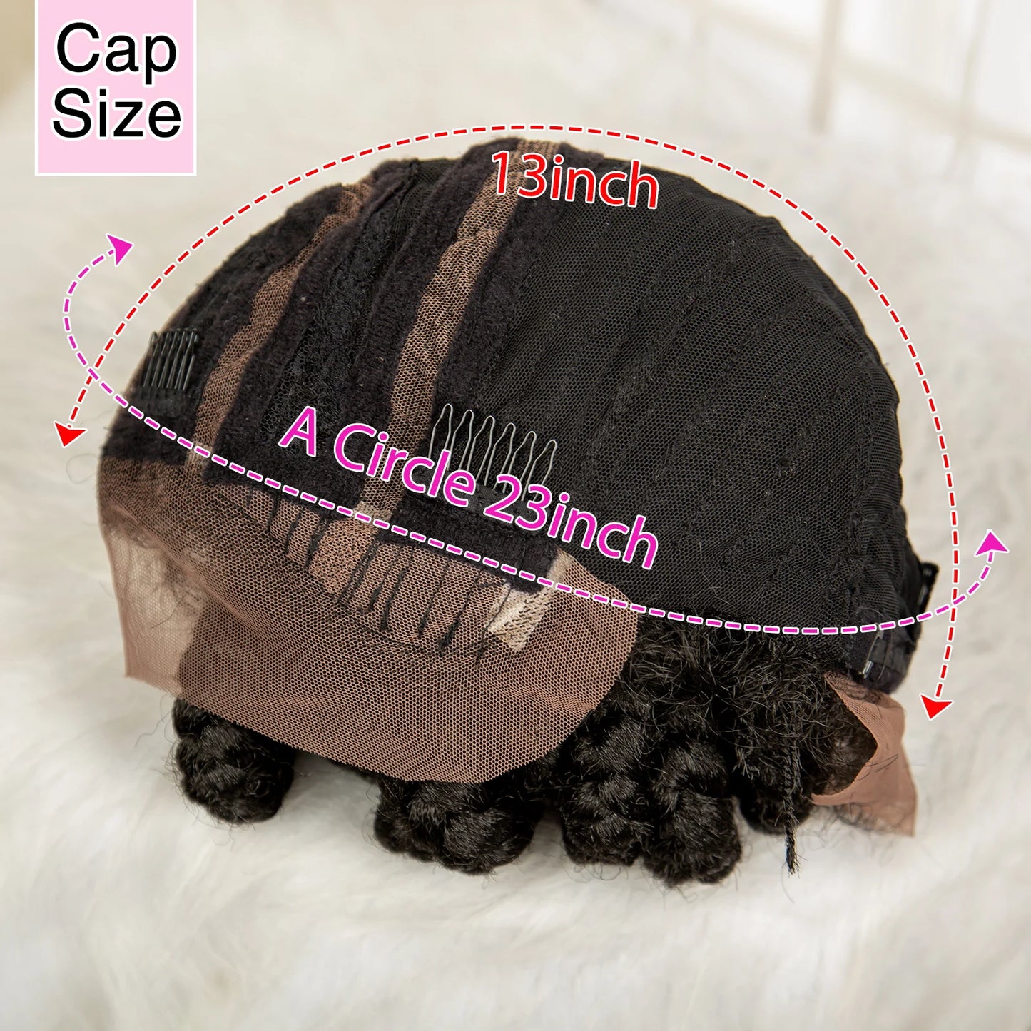 24" Ponytail Braided Wig | Knotless Twists | Lace Frontal | Baby Hair | Kanekalon Synthetic Hair | Black Women