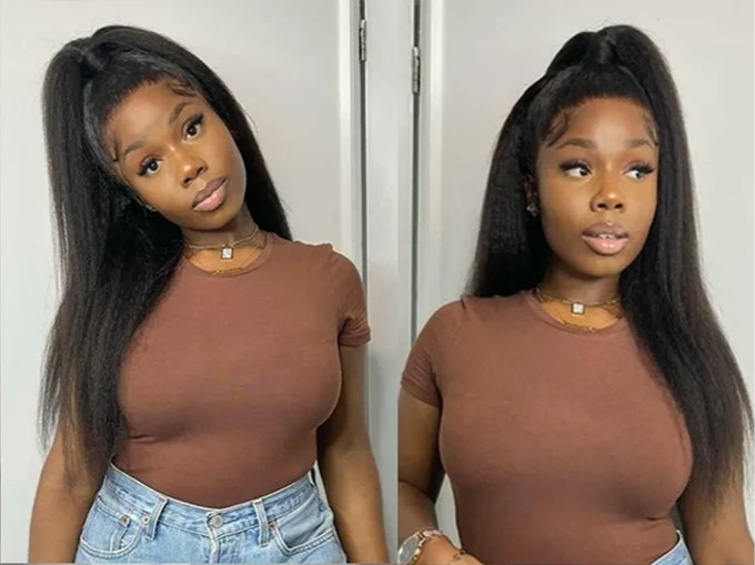 180% Density 13x4 Bone Straight Bob Wig | Brazilian Remy Hair | Transparent Lace Frontal Wig