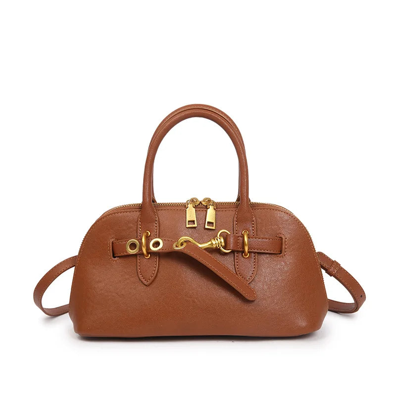 Luxury Designer Women's Bag | Genuine Leather Vintage Handbag & Cowhide Crossbody Luxegan
