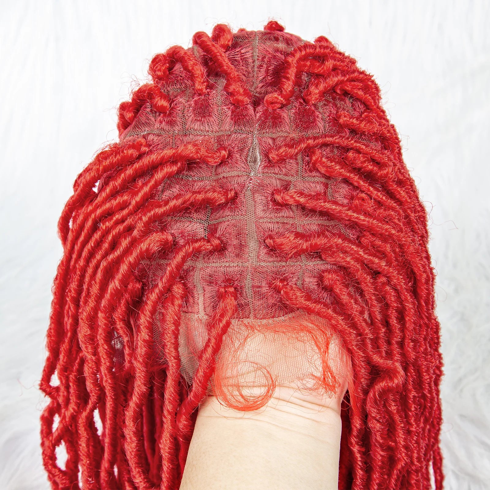 KIMA 36" Colorful Dreadlocks Braids Wig | Full Lace Front & Baby Hair Luxegan