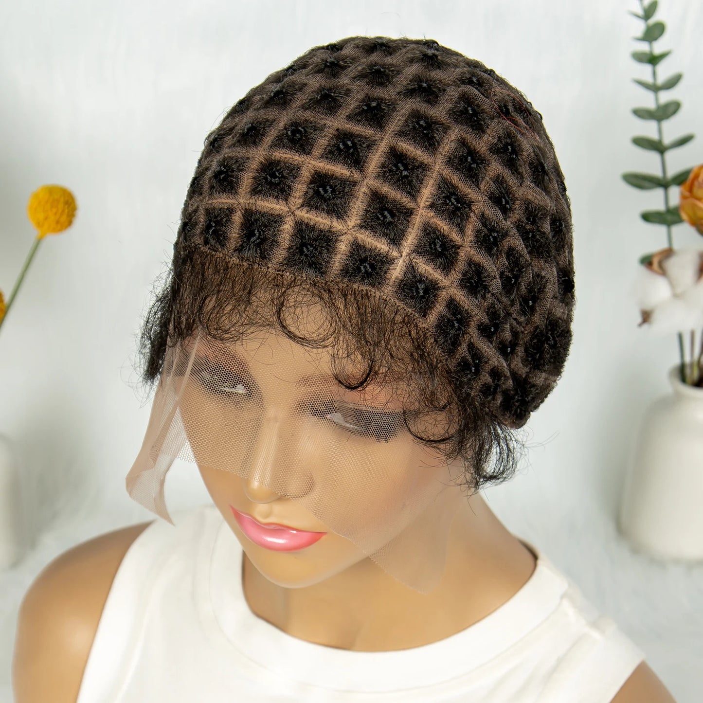 KIMA Braiding Wig Cap | Pre-Parting for Crochet Goddess Braids with Baby Hair Luxegan