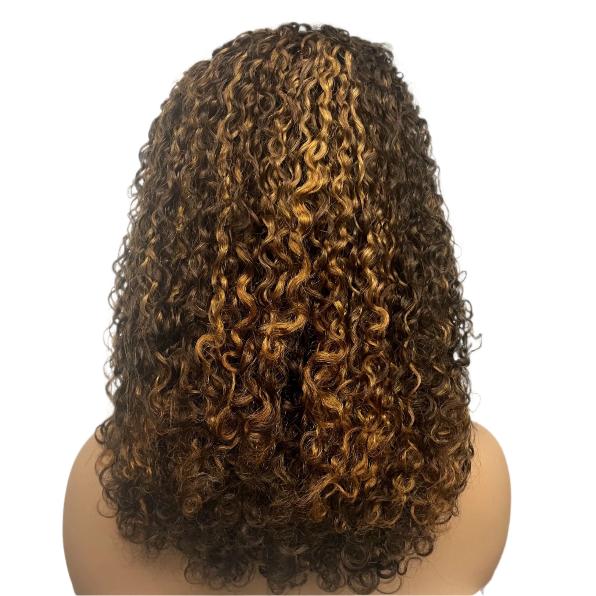350% Density Pixie Curly HD Lace Frontal Wig | Bouncy Burmese Human Hair Luxegan