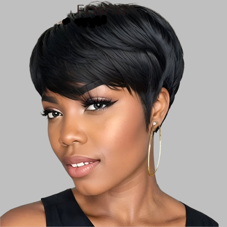 13x4 Kinky Straight Lace Front Wig | Glueless | Brazilian Virgin Hair | Pre-Plucked with Baby Hair