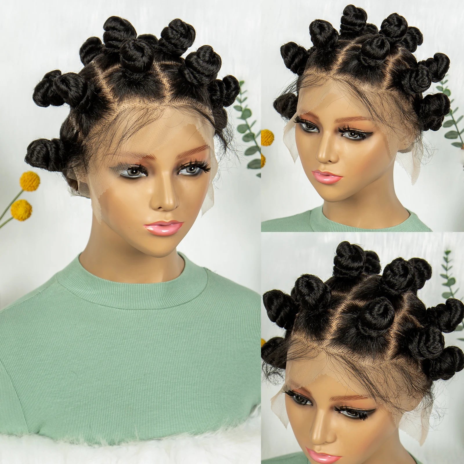 KIMA Easy Install Bantu Braids Wig | Lace Front Luxegan