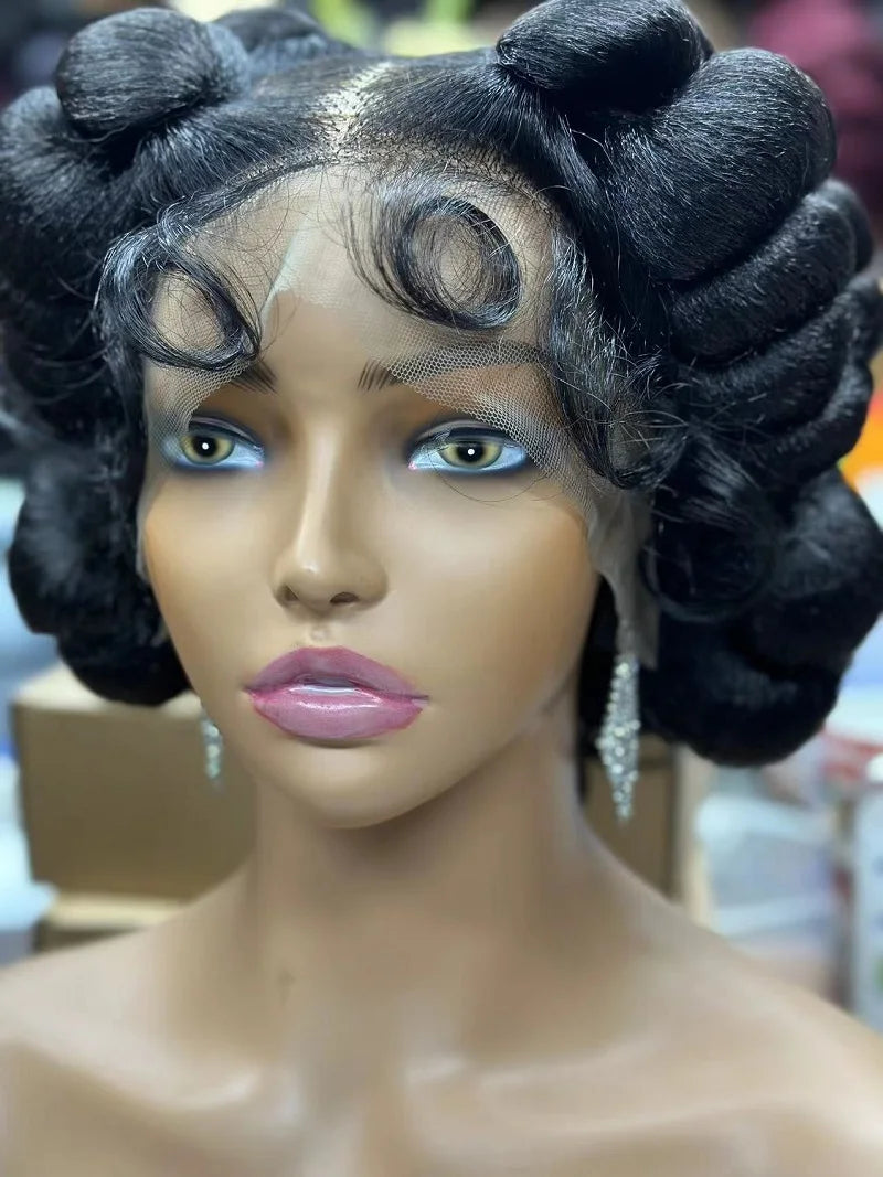 HD Full Lace Knotless Box Braids Wig | Handmade African Braiding Hair Luxegan