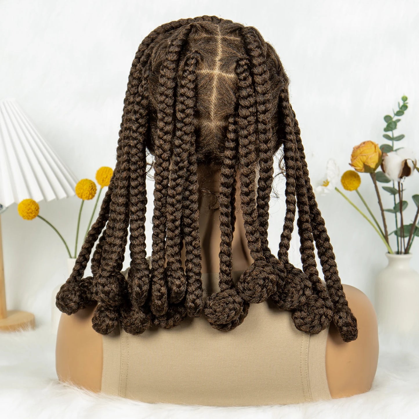 KIMA Chunky Knotless Bantu Box Braids Wig | Full Lace Luxegan