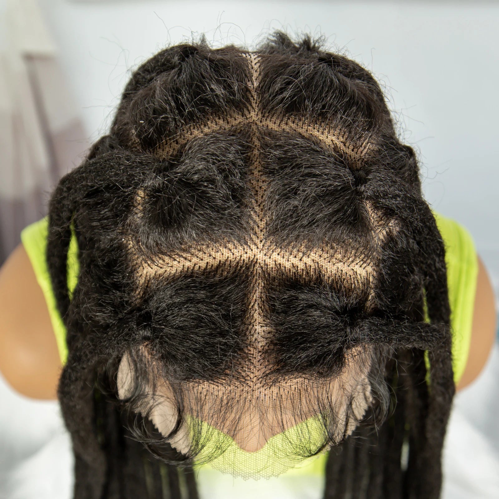 60" Super Long Knotless Box Braids Wig | Transparent Full Lace Luxegan