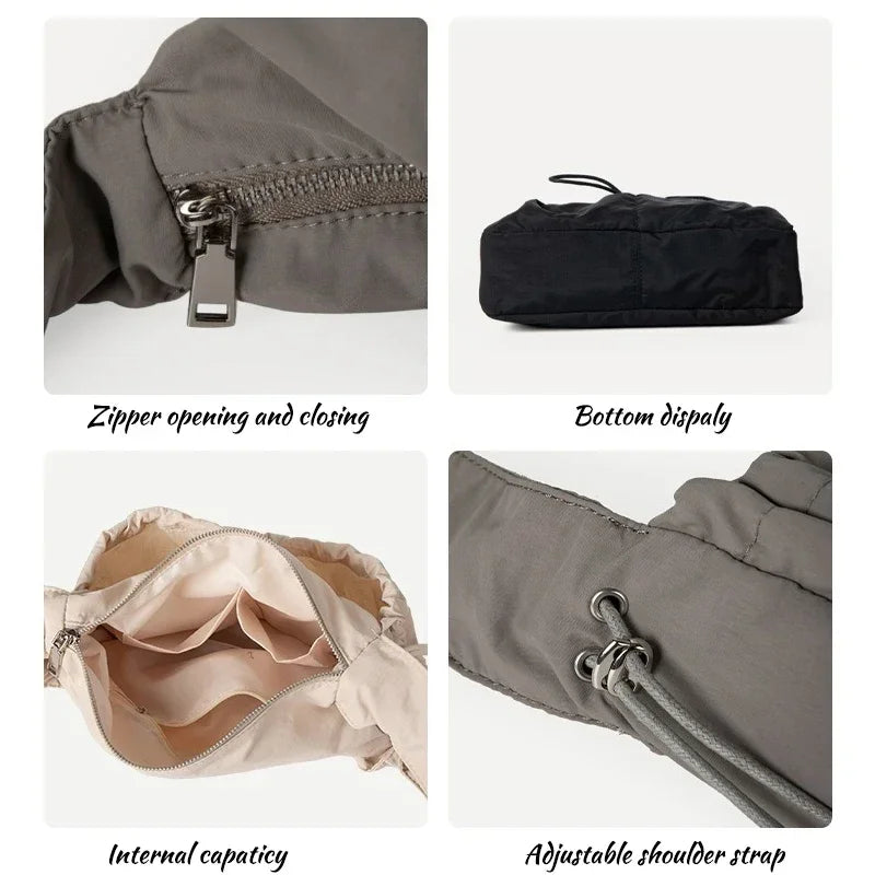 Simple Fashion Fold Shoulder Bag | Vintage Casual Designer Underarm Crossbody Bag (New Luxury Handbags) Luxegan