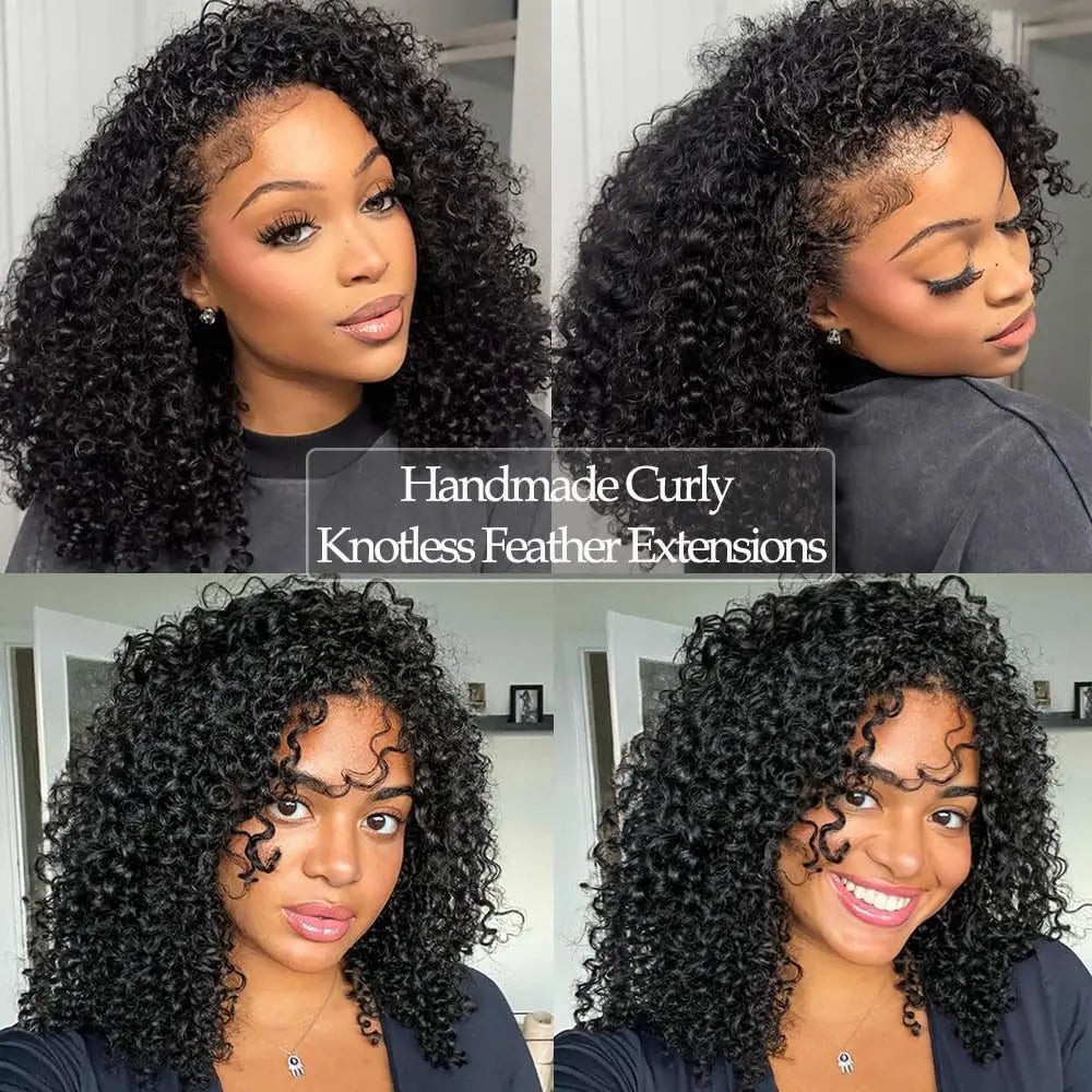 Brown Burmese Water Wave Braiding Hair | Sophisticated Knotless Pre-Separated Deep Curly Extensions | Elegant "100% Raw Virgin" Silhouette | "Dignified" Invisible Feather Crochet Human Hair for Radiant Versatile Styling Luxegan